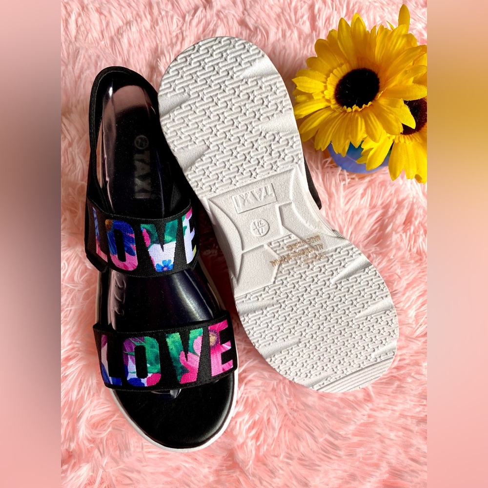 NIB SPORTY SANDALS MULTICOLOR - Picture 3 of 10